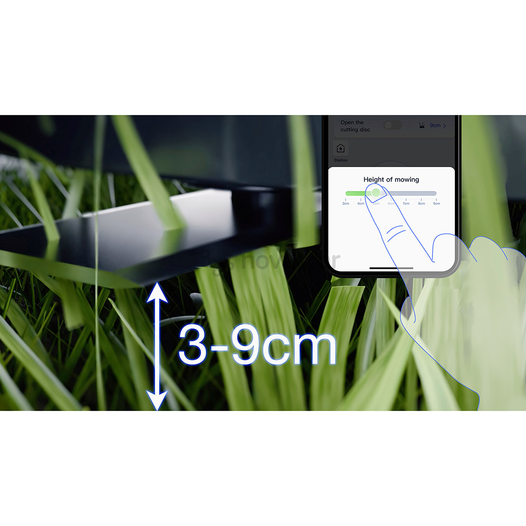 Ecovacs Goat A1600 LiDAR PRO, белый/черный - Робот-газонокосилка без ограничительного кабеля