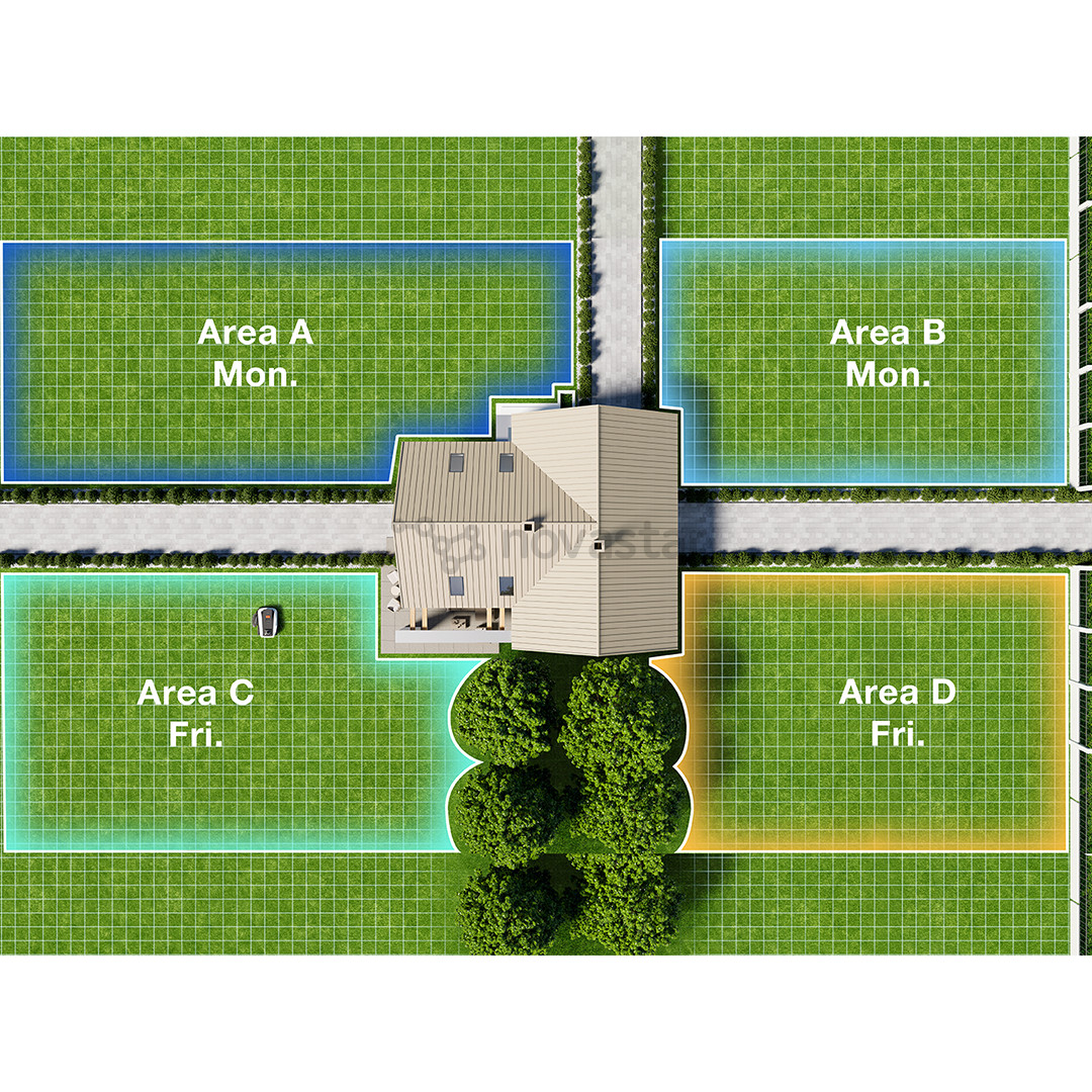 Ecovacs Goat A1600 LiDAR PRO, белый/черный - Робот-газонокосилка без ограничительного кабеля