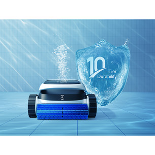 Ecovacs Ultramarine P1, baltas/juodas - Baseino valymo robotas