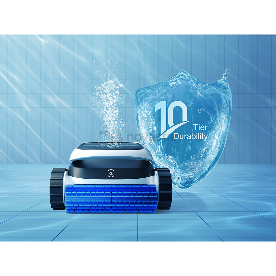 Ecovacs Ultramarine P1, baltas/juodas - Baseino valymo robotas