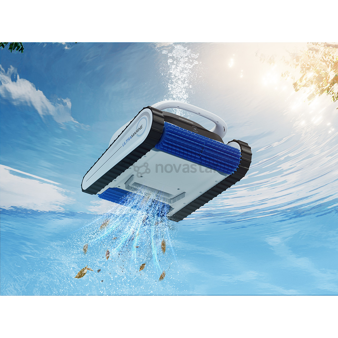 Ecovacs Ultramarine P1, baltas/juodas - Baseino valymo robotas