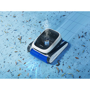 Ecovacs Ultramarine P1, baltas/juodas - Baseino valymo robotas