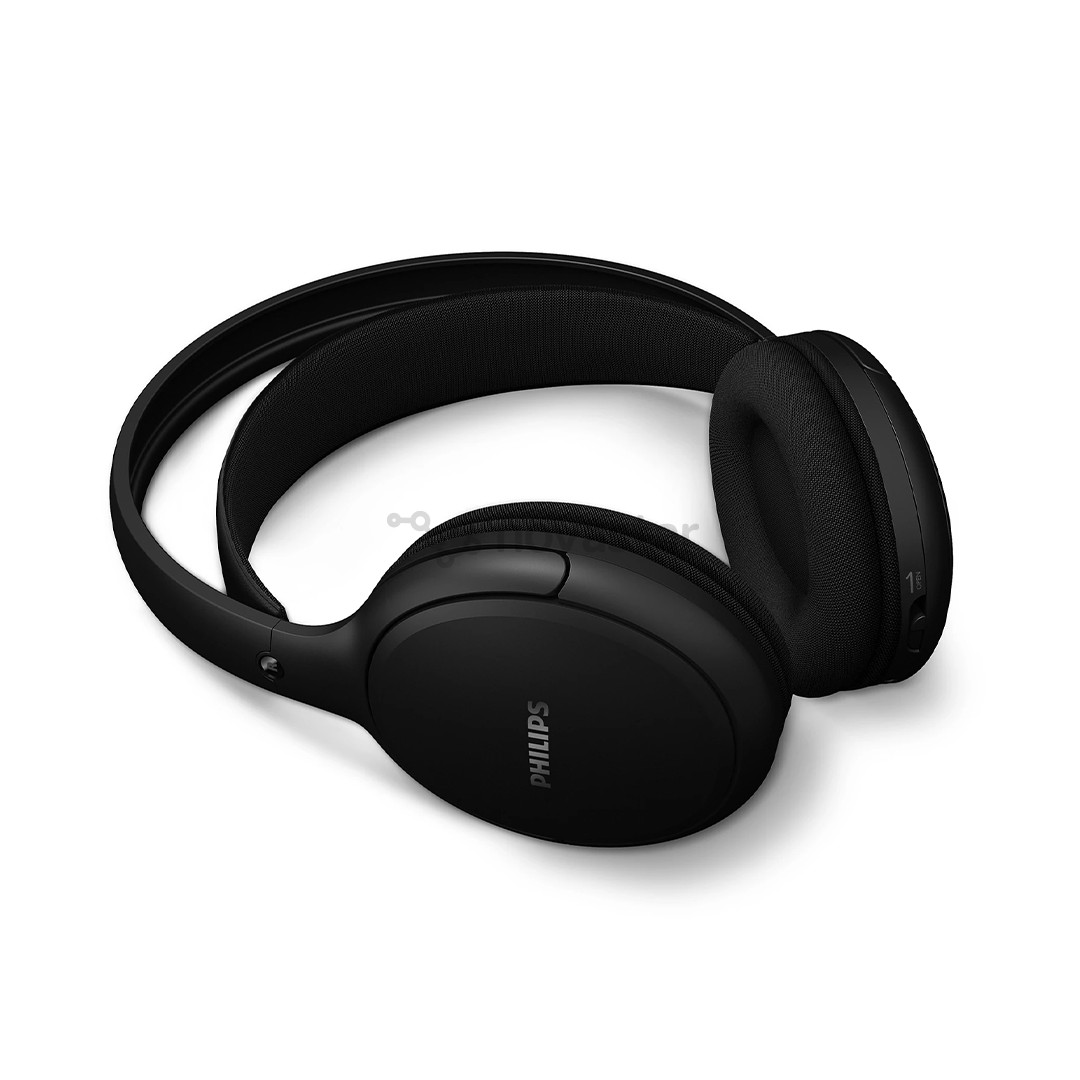 Philips SHC5200M2 TV headphones, juodos - Belaidės ausinės