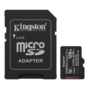 Kingston Canvas Select Plus, UHS-I, microSD, 128 ГБ, черный - Карта памяти SDCS3/128GB