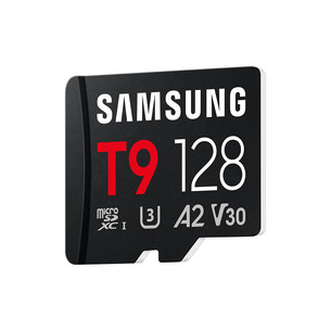 Samsung microSD Card T9, 128 ГБ, UHS‑I, черный - Карта памяти