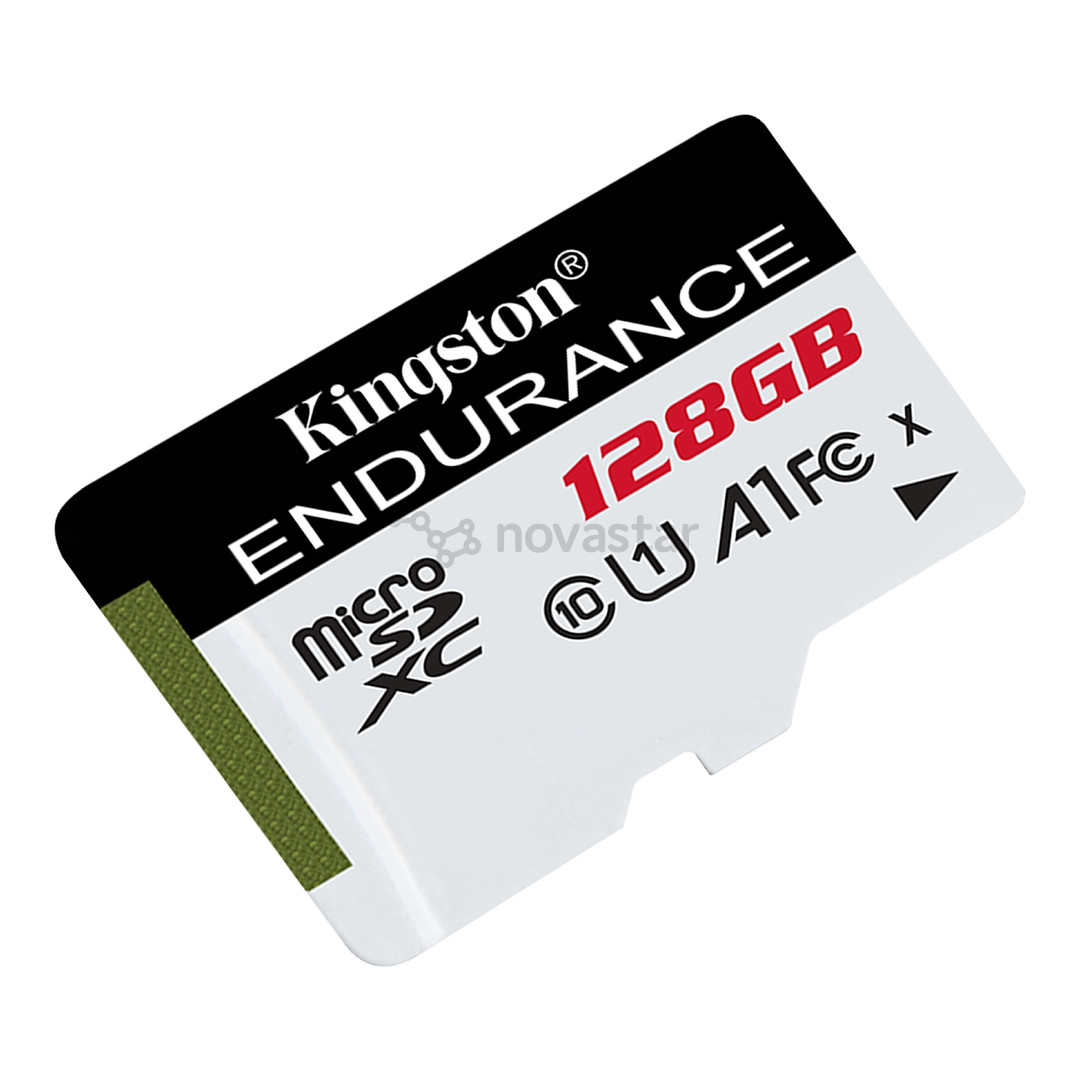 Kingston High-Endurance, microSDXC, 128 ГБ, черный/белый - Карта памяти