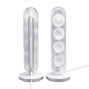 Harman Kardon SoundSticks 5, 2.1, baltos - Belaidės kolonėlės