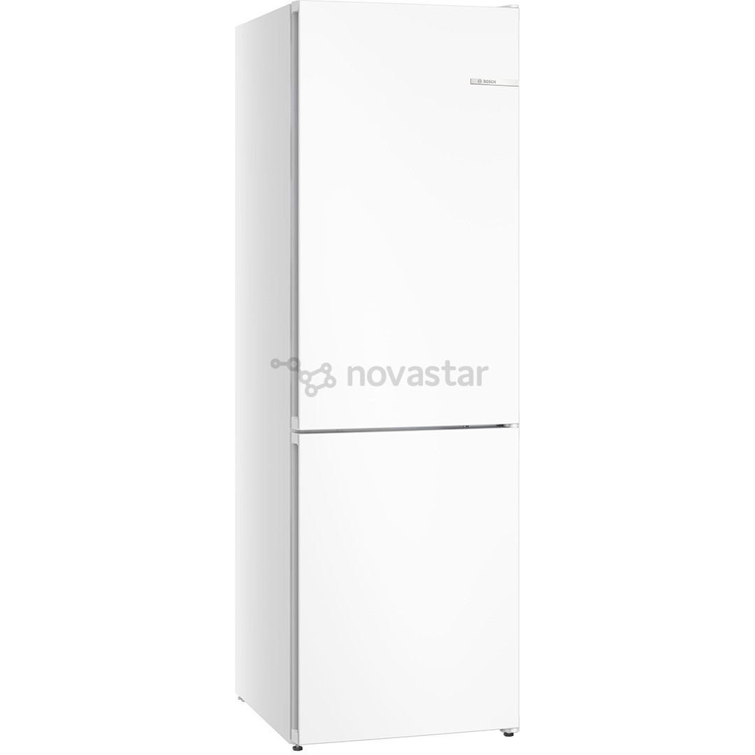 Bosch, Series 4, NoFrost, 321 L, aukštis 186 cm, baltas - Šaldytuvas