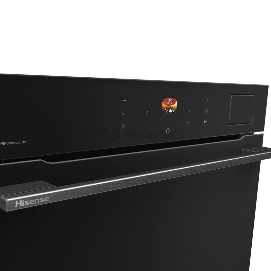 Hisense Hi8, 77 L, black - Built-in steam oven