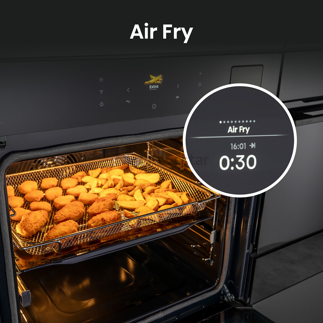 Hisense Hi8, 77 L, black - Built-in steam oven