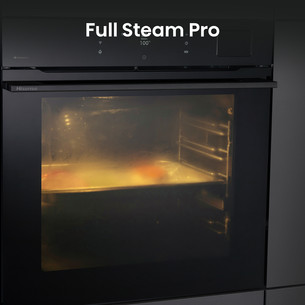 Hisense Hi8, 77 L, black - Built-in steam oven