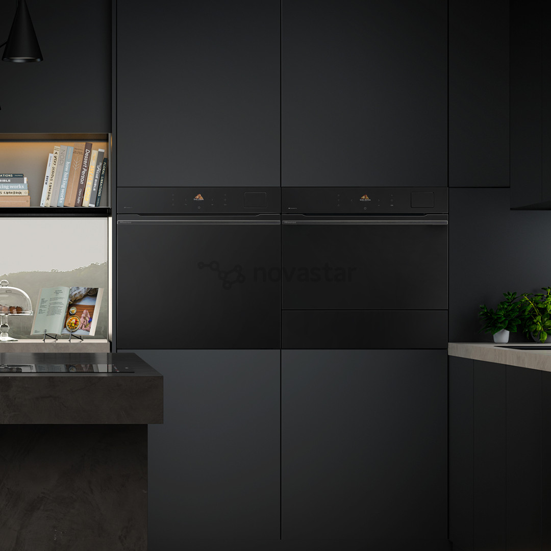 Hisense Hi8, 77 L, black - Built-in steam oven