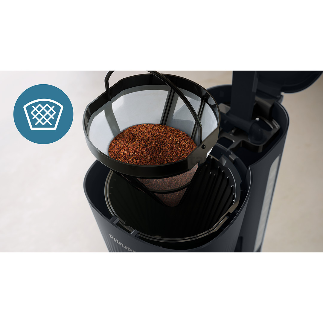 Philips 3000 Series, черный - Капельная кофеварка