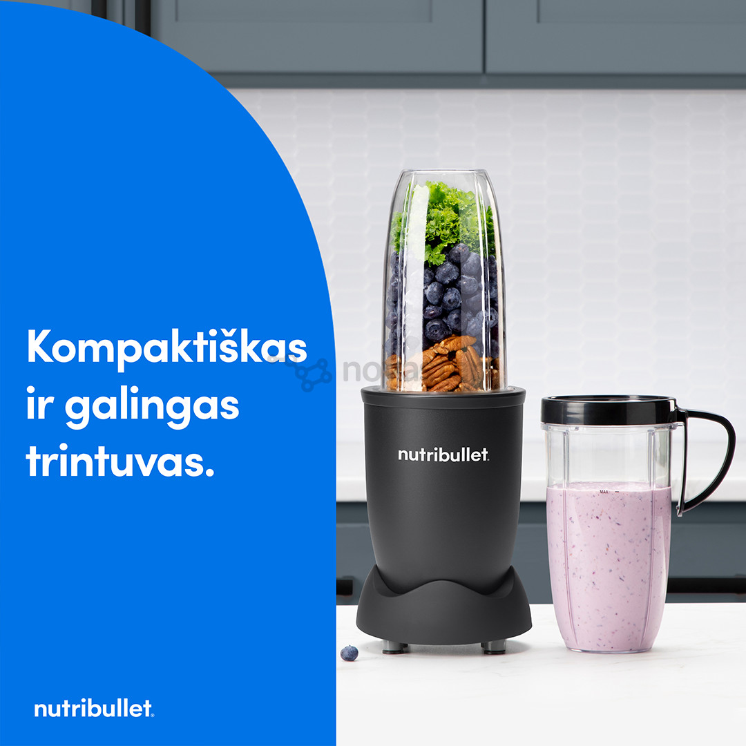 Nutribullet Pro, 900 Вт, 0,95 л, серебристый - Блендер
