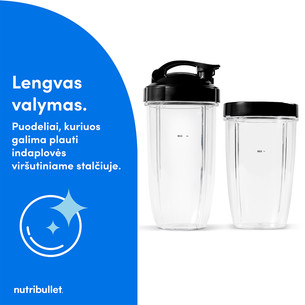 Nutribullet Pro, 900 Вт, 0,95 л, белый - Блендер