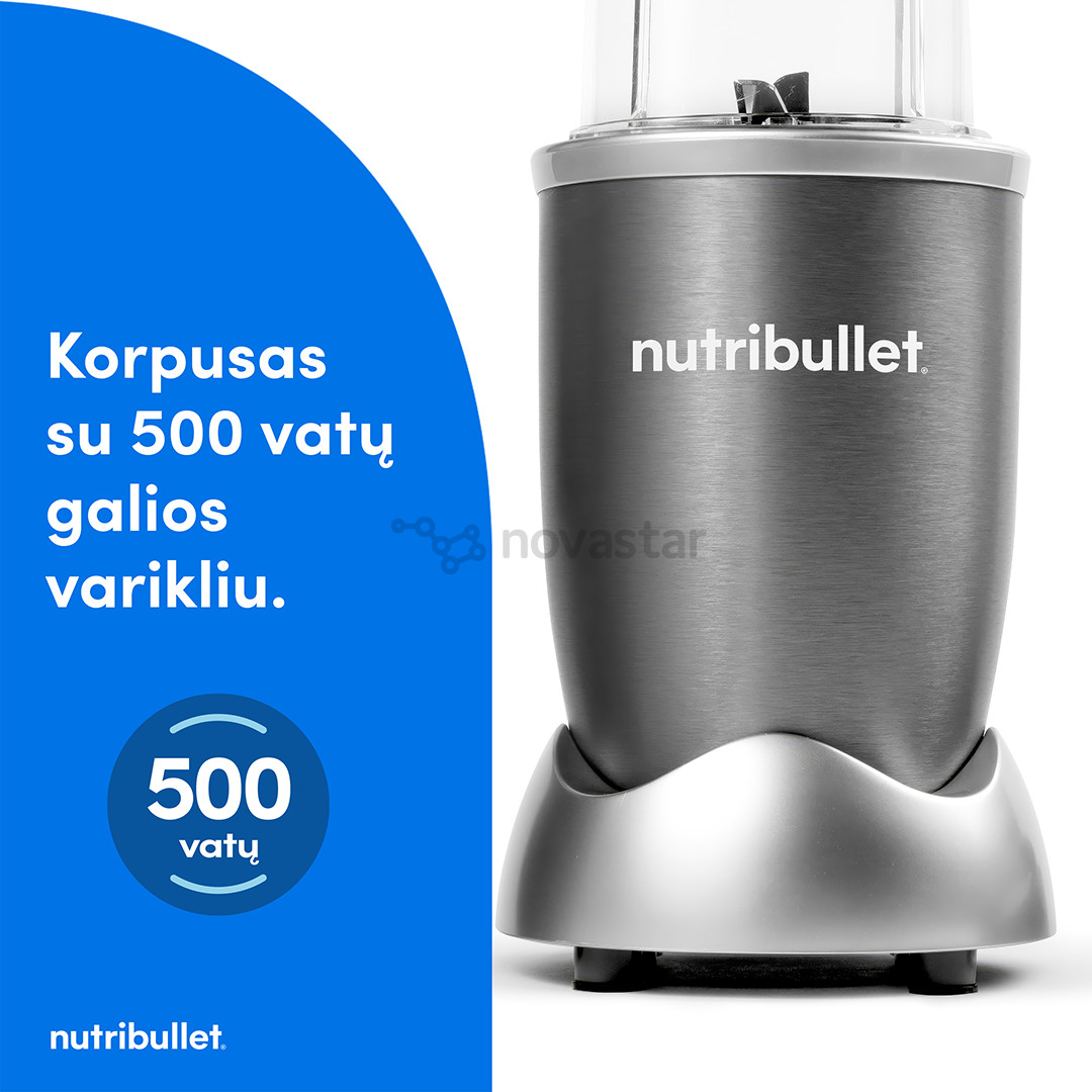 Nutribullet Original, 500 Вт, 0,71 л, серый - Блендер