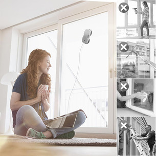 Hutt DDC56, baltas - Langų valymo robotas