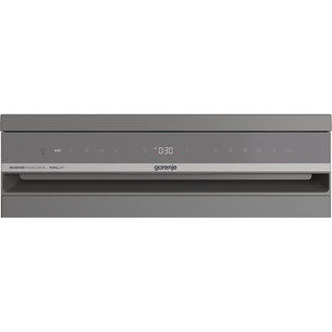 Gorenje G600, 16 place settings, width 59.9 cm, silver - Free standing dishwasher