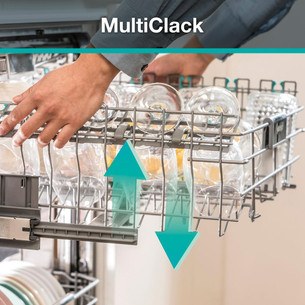 Gorenje G600, 16 place settings, width 59.9 cm, silver - Free standing dishwasher