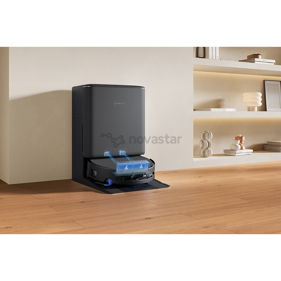 Ecovacs Deebot T90 Pro Omni, wet & dry, juodas - Dulkių siurblys robotas