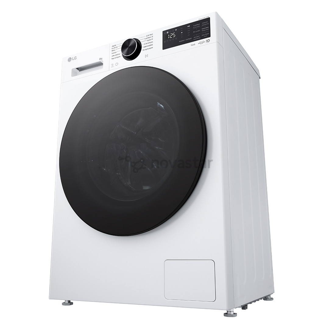 LG, 8 kg, gylis 47,5 cm, 1200 aps./min. - Skalbimo mašina