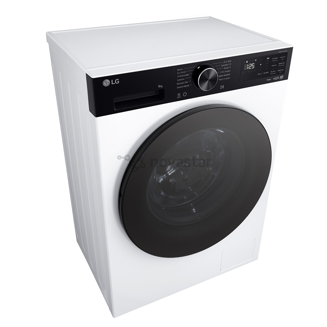 LG, 9 кг, глубина 47,5 см, 1200 об/мин - Стиральная машина с передней загрузкой
