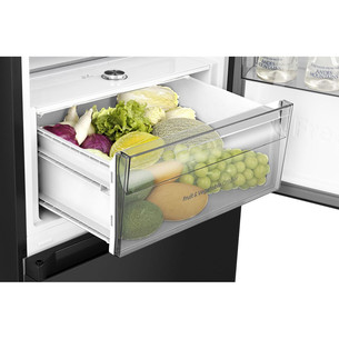 Hisense Hi3, Total No Frost, 330 L, aukštis 186 cm, juodas - Šaldytuvas