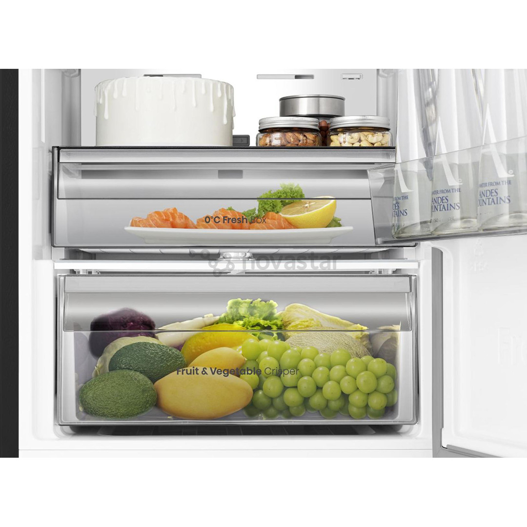 Hisense Hi3, Total No Frost, 330 L, aukštis 186 cm, juodas - Šaldytuvas