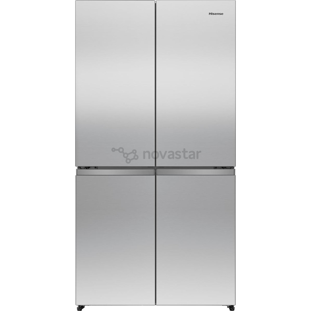 Hisense, Total No Frost, 647 L, aukštis 179 cm, pilkas - SBS Šaldytuvas