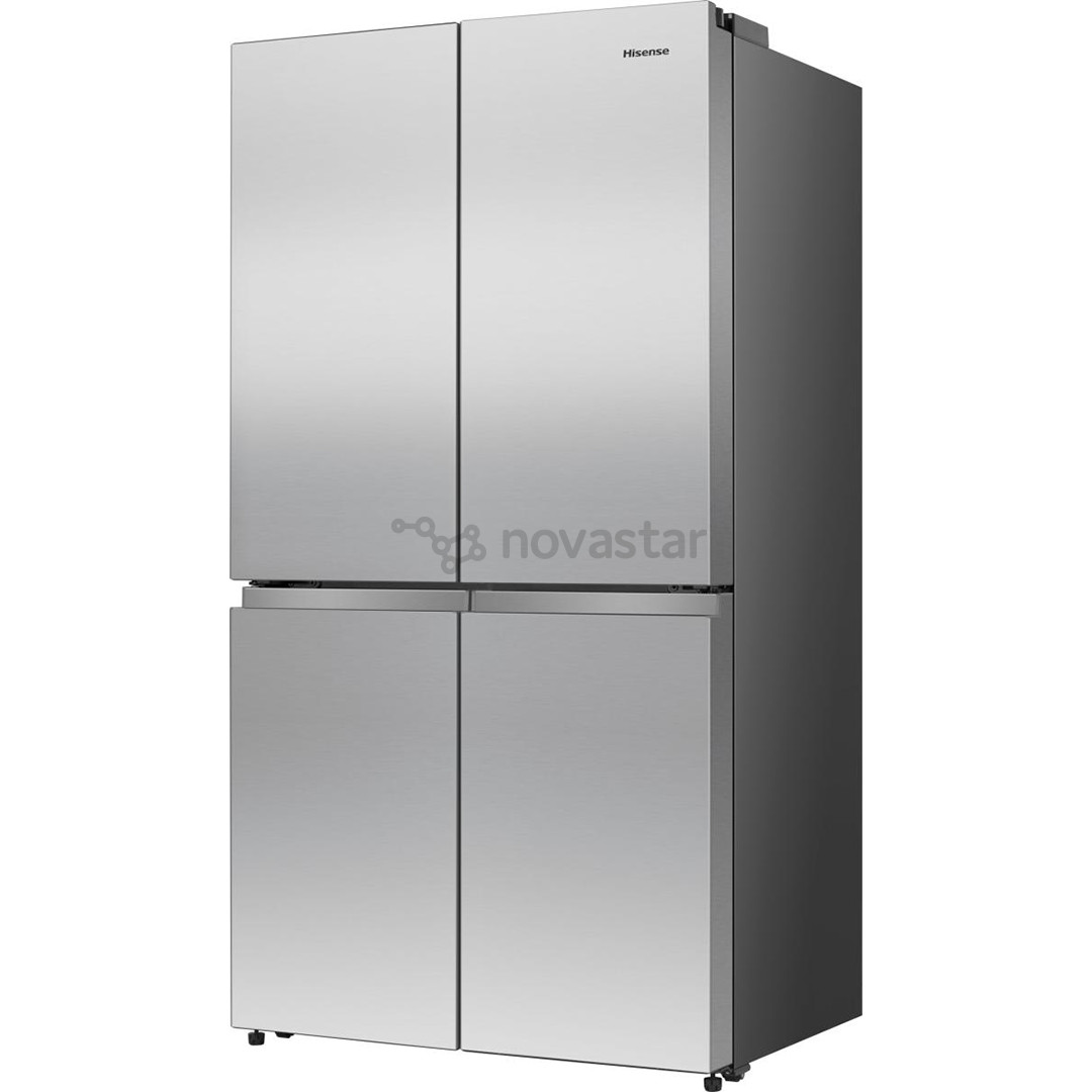 Hisense, Total No Frost, 647 L, aukštis 179 cm, pilkas - SBS Šaldytuvas