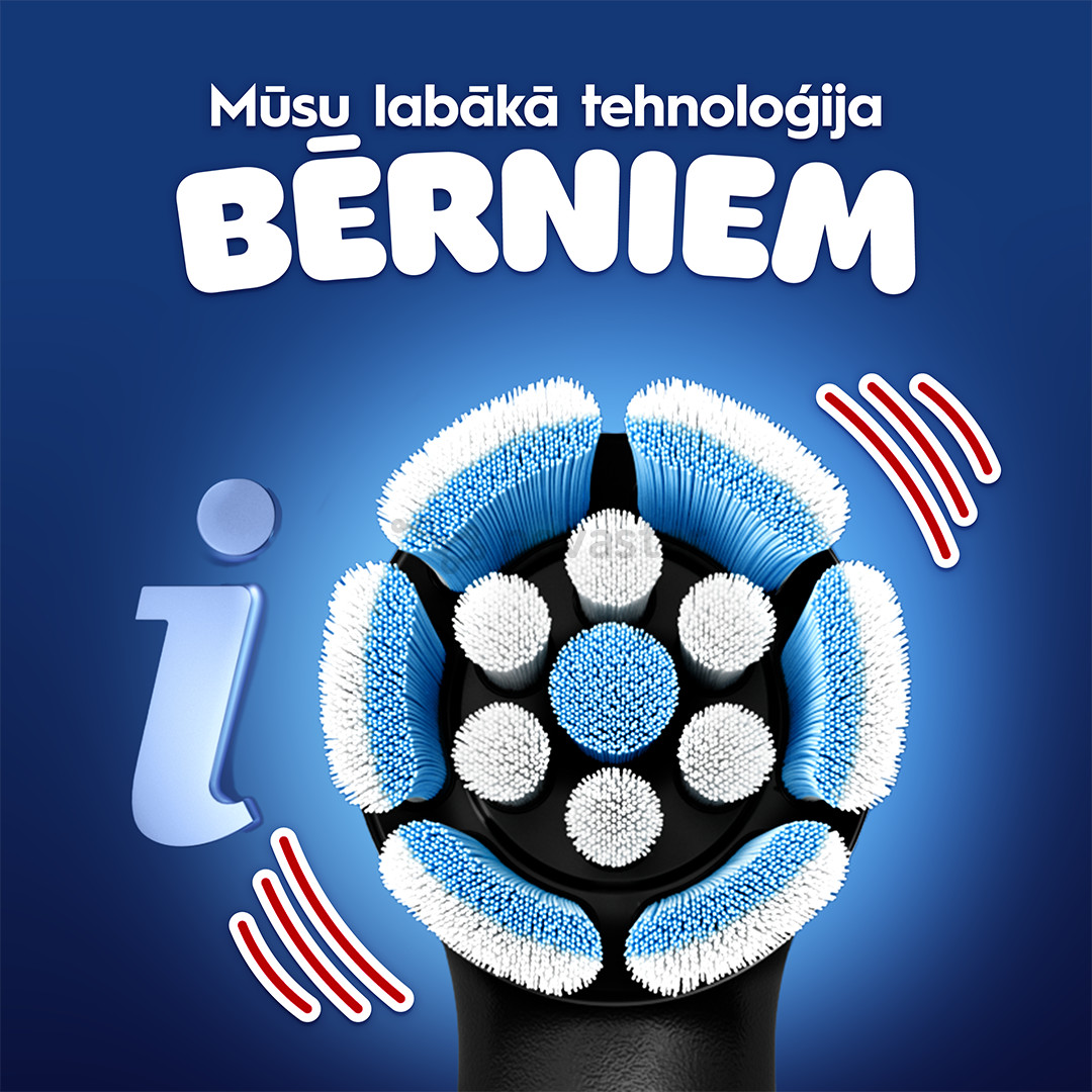 Braun Oral-B iO Kids, Marvel Spiderman, juodas - Elektrinis dantų šepetėlis + kelioninis dėklas