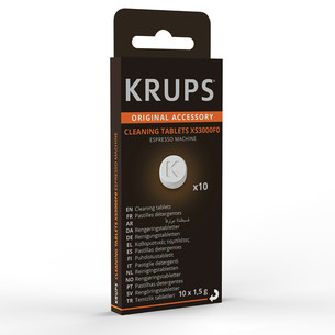 Krups, 10 vnt. - Kavos aparatų valymo tabletės XS3000F1