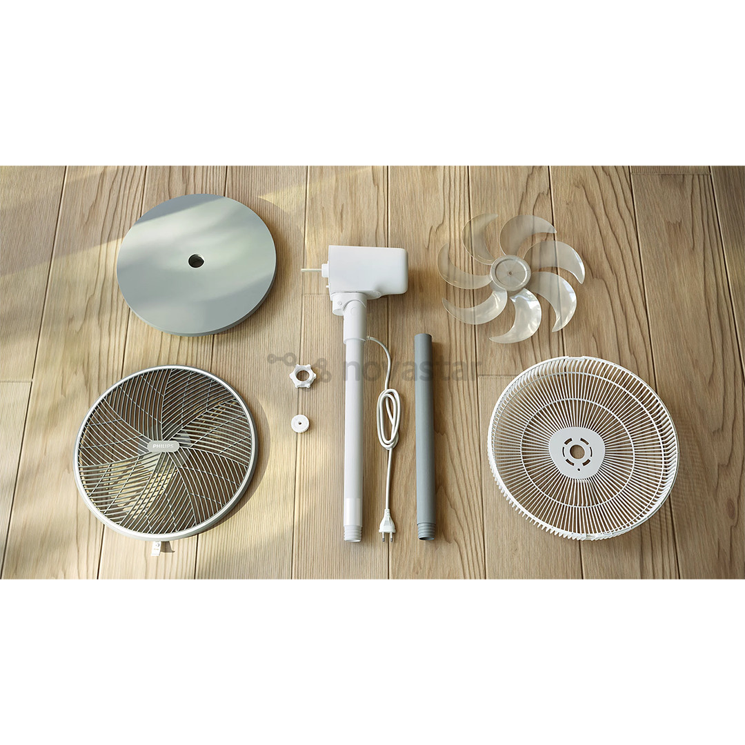 Philips 2000 Series, white/grey - Pedestal fan