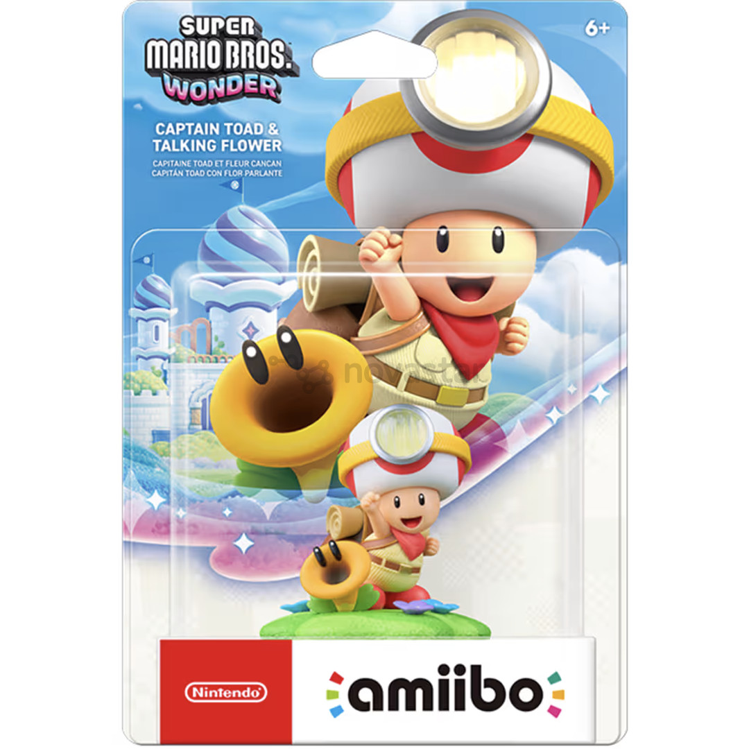 Nintendo Captain Toad & Talking Flower (Super Mario Bros. Wonder) - Amiibo