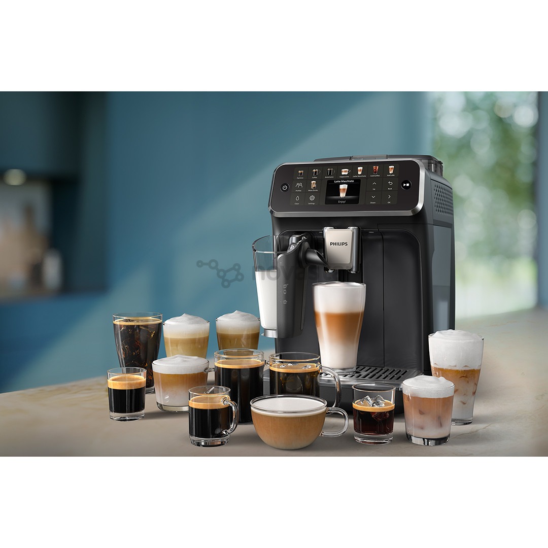 Philips LatteGo Series 5500, black - Espresso machine