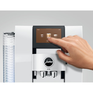 JURA Z10 Aluminium White (EB), baltas - Kavos aparatas