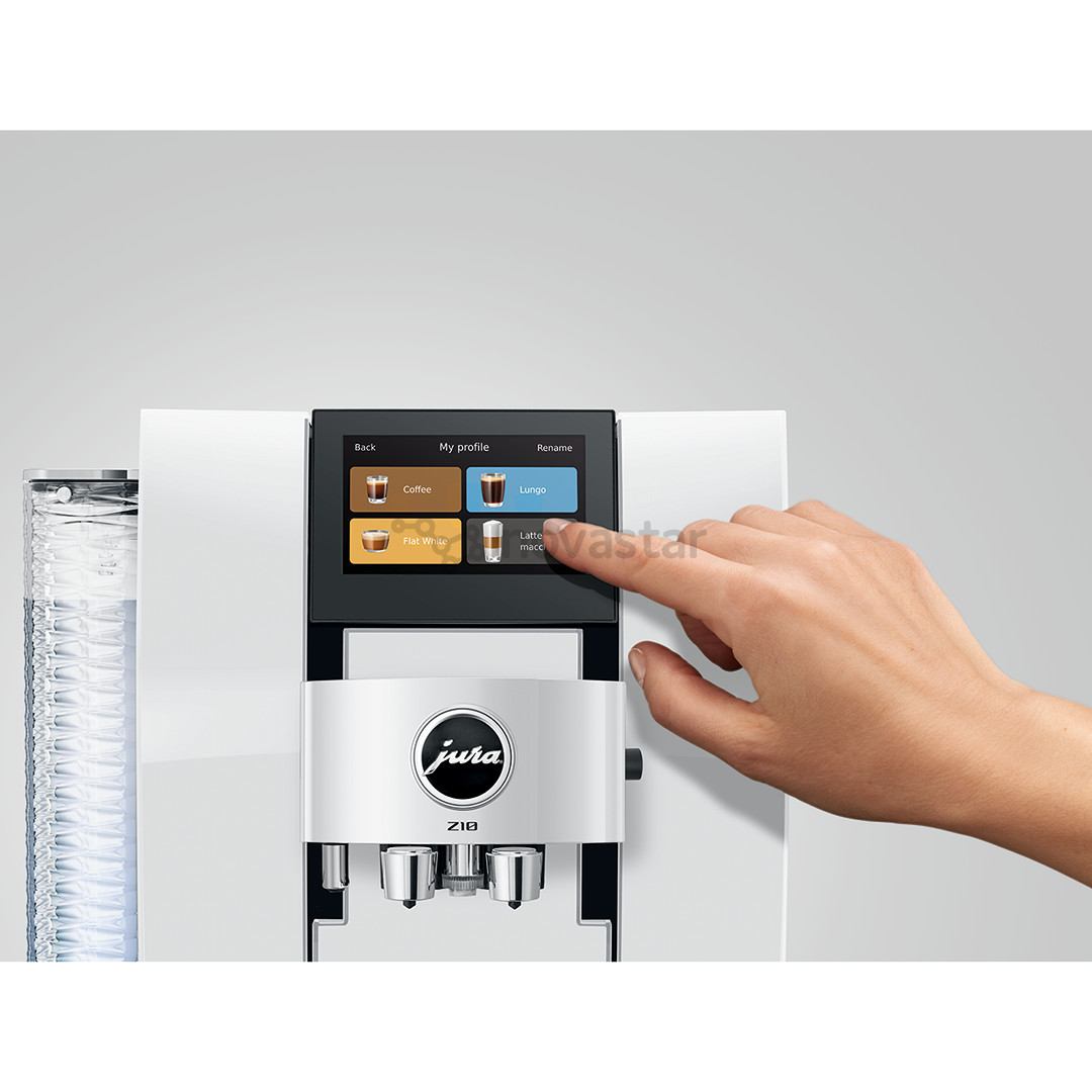 JURA Z10 Aluminium White (EB), baltas - Kavos aparatas