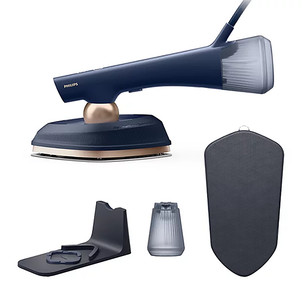 Philips OneTurn, 1800 Вт, синий - Утюг-отпариватель GC215/20