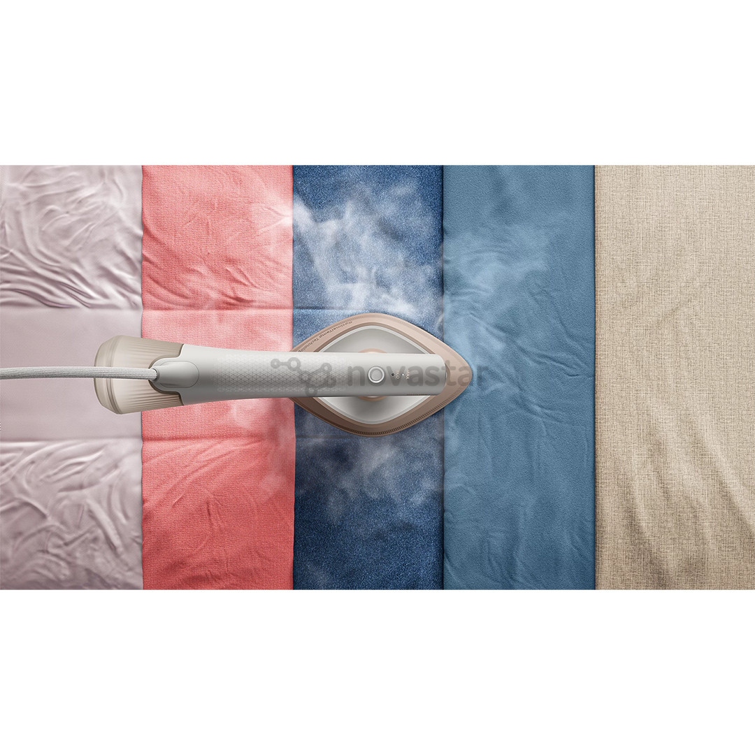 Philips OneTurn, 1800 Вт, белый/бежевый - Утюг-отпариватель