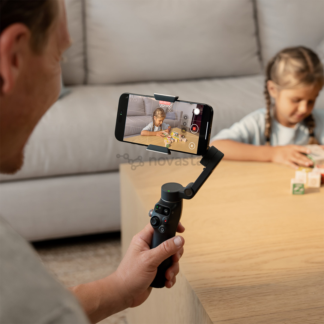 Dji Osmo Mobile 8 Standard Combo, juodas - Telefono stabilizatorius