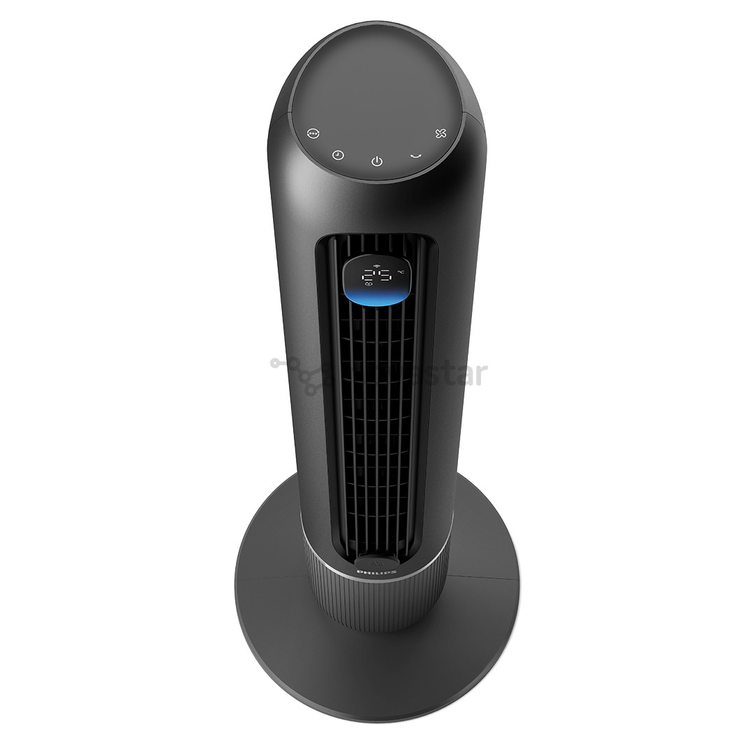 Philips Smart Tower Fan 7000 Series, tamsiai pilkas - Bokštinis ventiliatorius