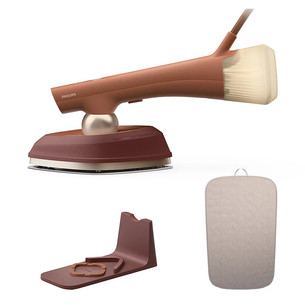 Philips OneTurn, 1800 Вт, коричневый/бежевый - Утюг-отпариватель GC213/50