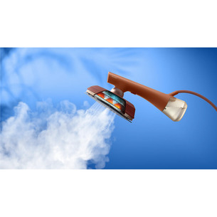 Philips OneTurn, 1800 Вт, коричневый/бежевый - Утюг-отпариватель