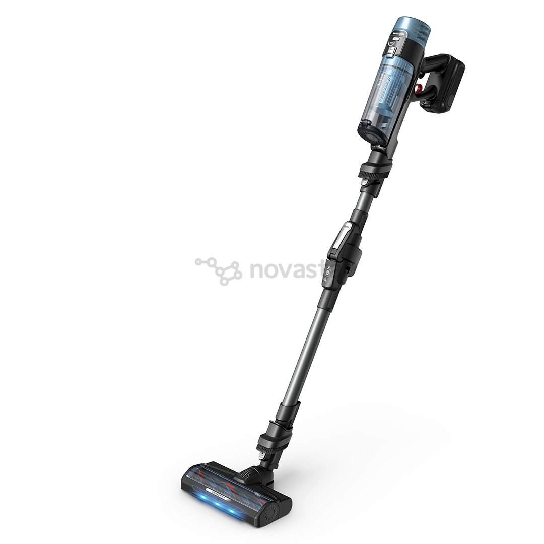 Tefal X-Force Flex 10.80 Animal Aqua, juodas/mėlynas - Belaidis dulkių siurblys