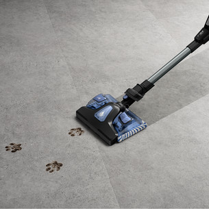 Tefal X-Force Flex 10.80 Animal Aqua, juodas/mėlynas - Belaidis dulkių siurblys