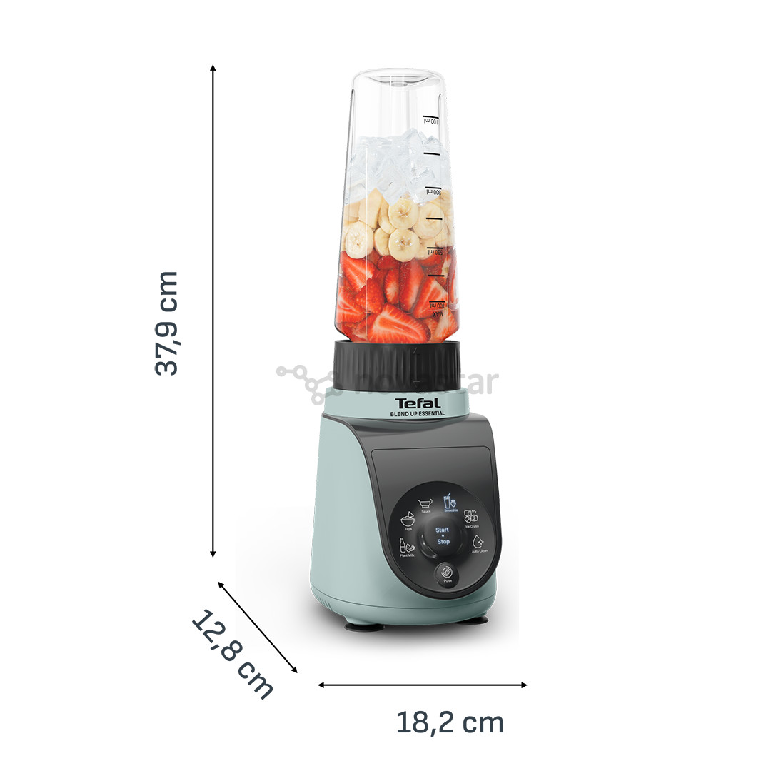 Tefal Blend Up Essential, 800 W, mėlynas - Mini trintuvas