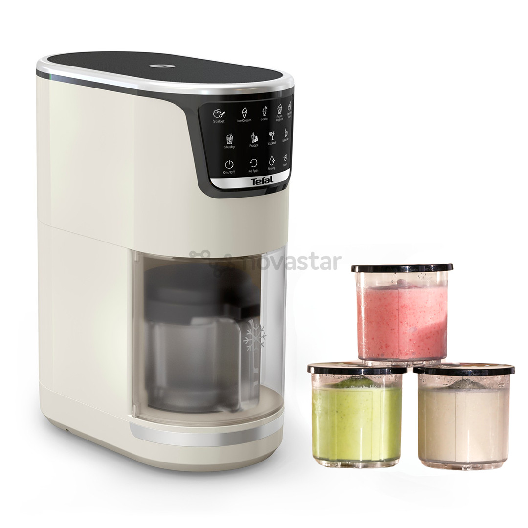Tefal Dolci, beige - Ice cream maker