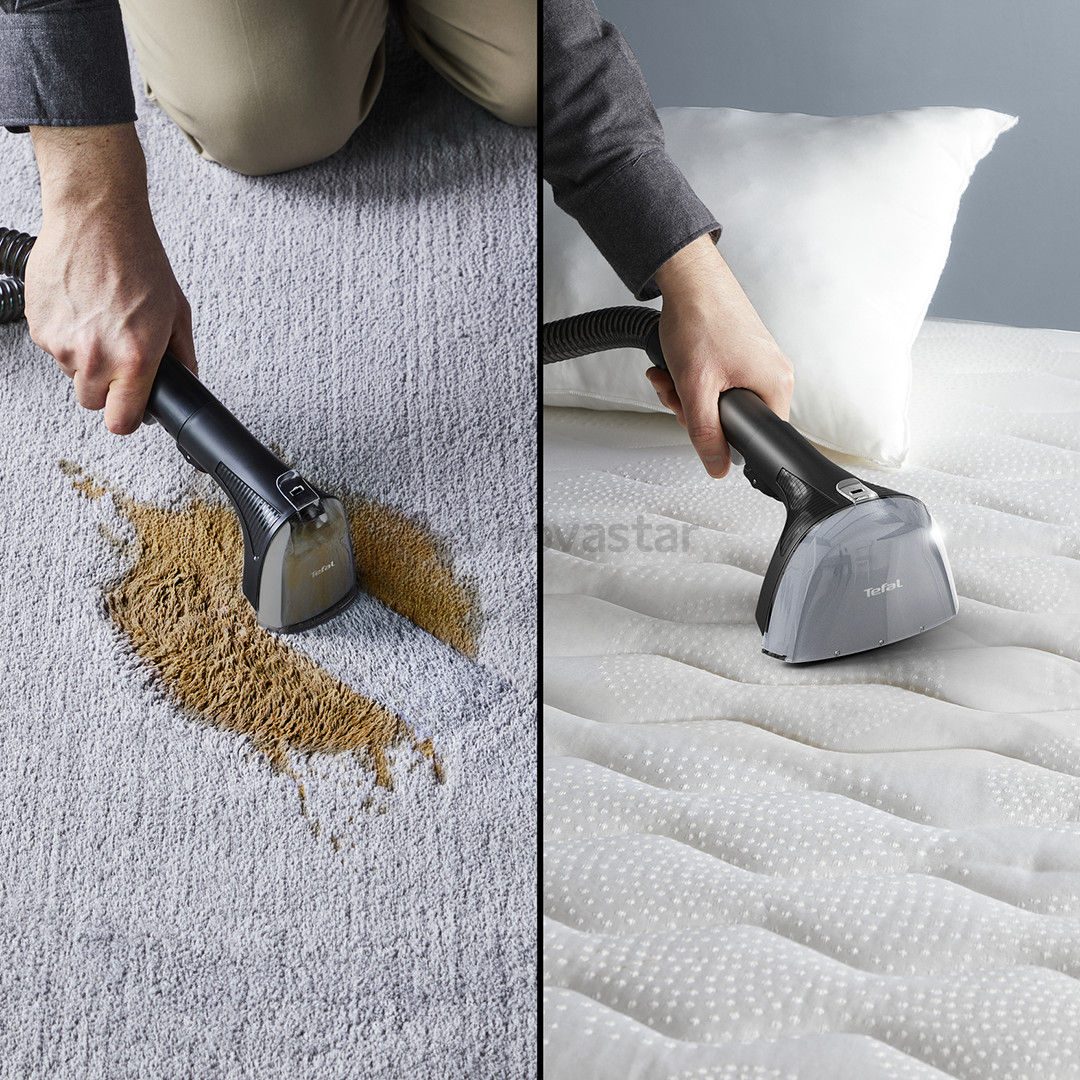 Tefal Clean It Hot & Cold, juodas/vario spalvos - Kilimų valymo įrenginys