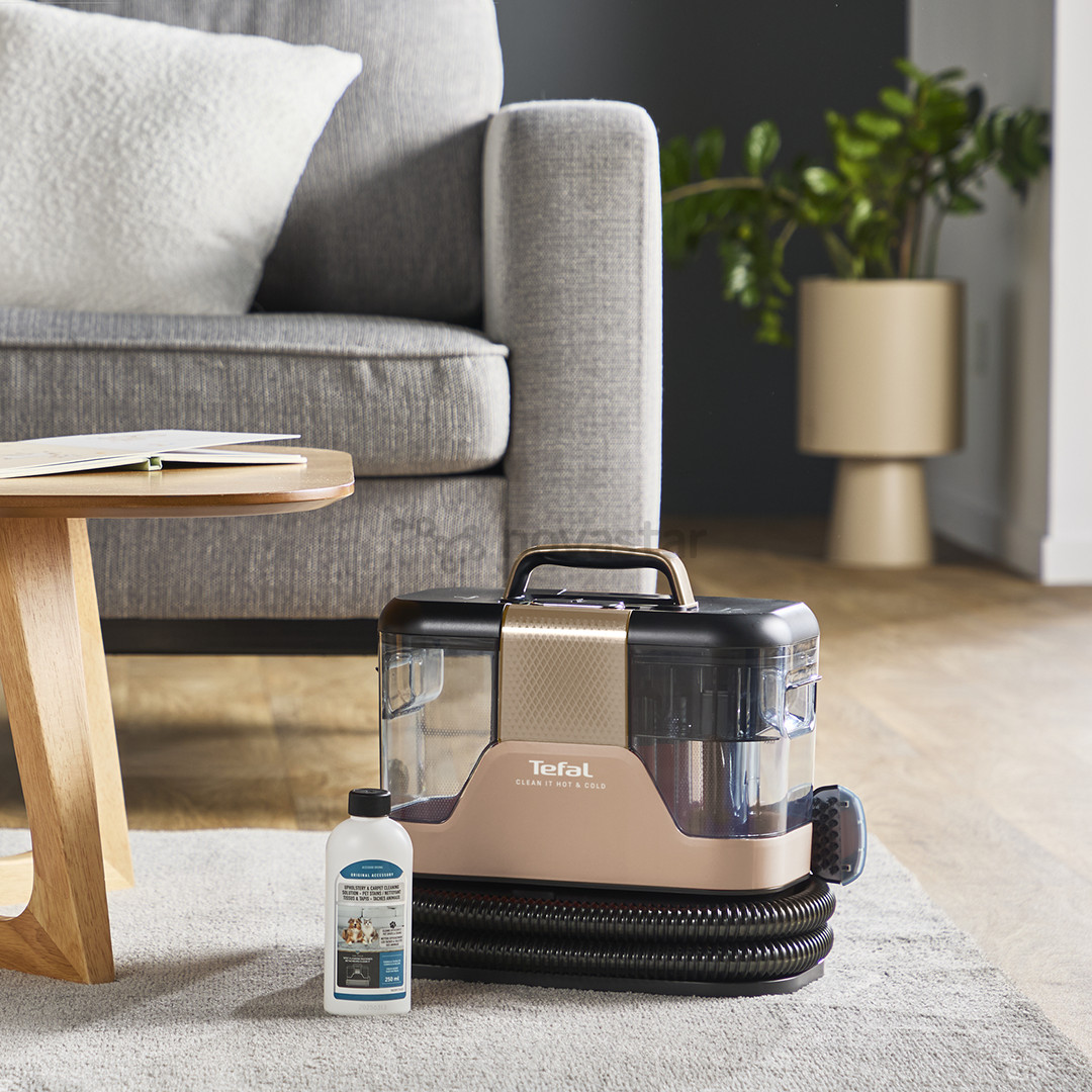 Tefal Clean It Hot & Cold, juodas/vario spalvos - Kilimų valymo įrenginys