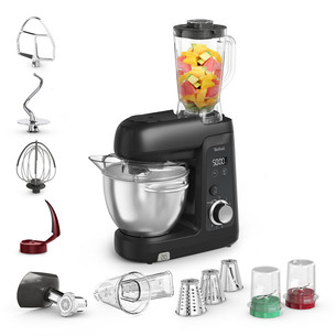 Tefal Bake Partner +, 1100 W, juodas - Virtuvinis kombainas